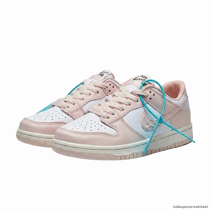 Nike Dunk Low Pink and White Sneakers