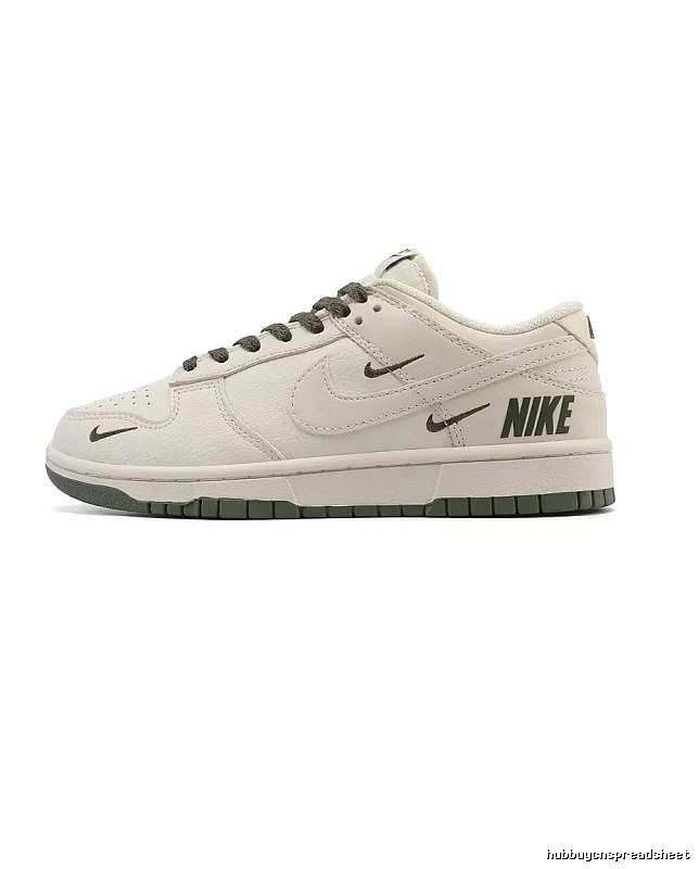 Nike Dunk Low simple and retro style white shoes