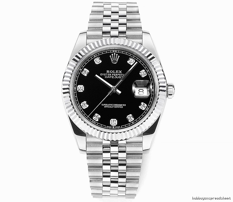 Occasion Rolex Datejust Automatic Watch - Silver And Black