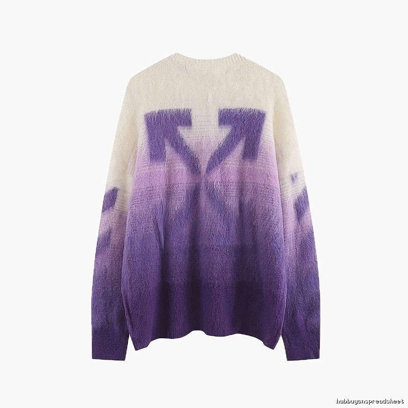 Off-White Gradient Trendy Sweater