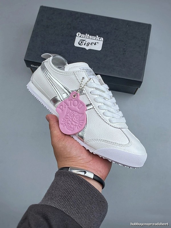 Onitsuka Tiger White Low-Top Sneakers, Clean Low Profile