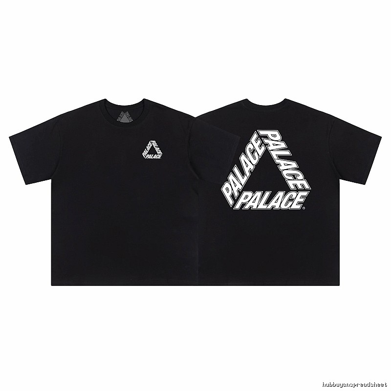 Palace Classic Triangular Street Style Black T-Shirt