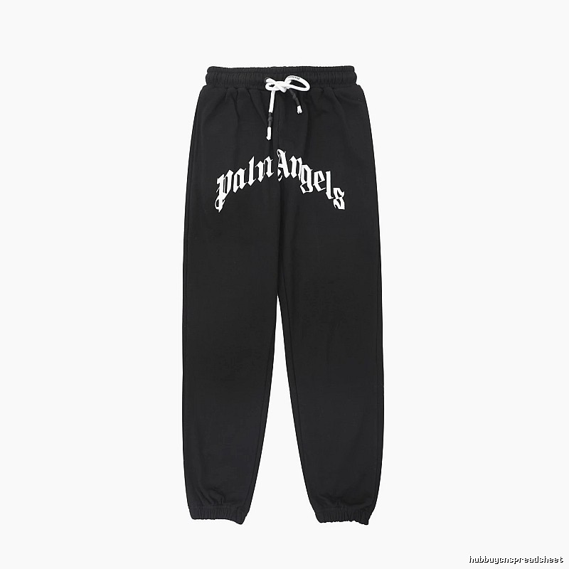 Palm Angels Gothic Style Black Sweatpants