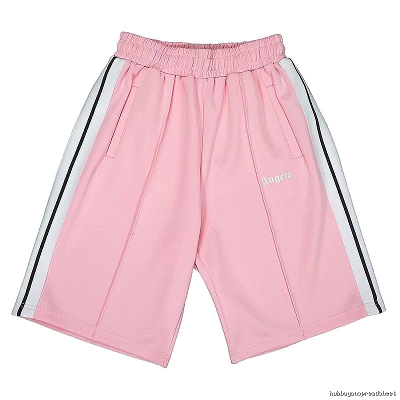 Palm Angels Monogram Track shorts Black Side Stripe for Layered Styling