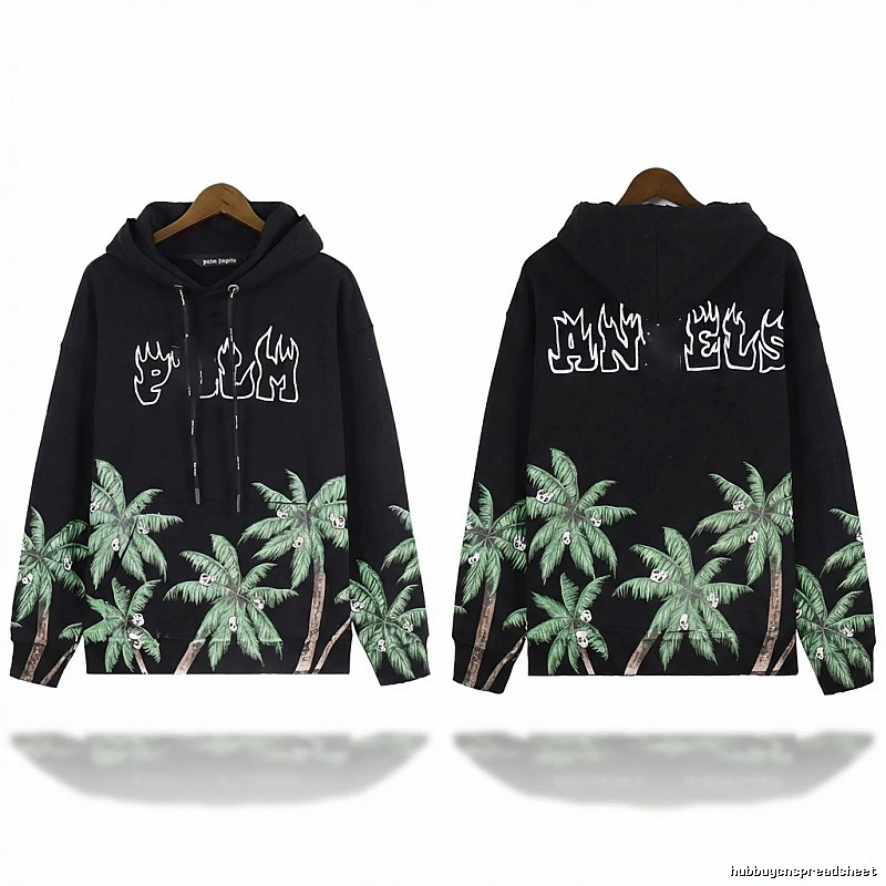 Palm Angels Palm Tree Black Hoodie