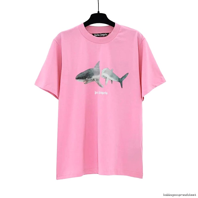 Palm Angels Premium Style Bear graphic T-shirt White Colorful Bear for Resort Outfits