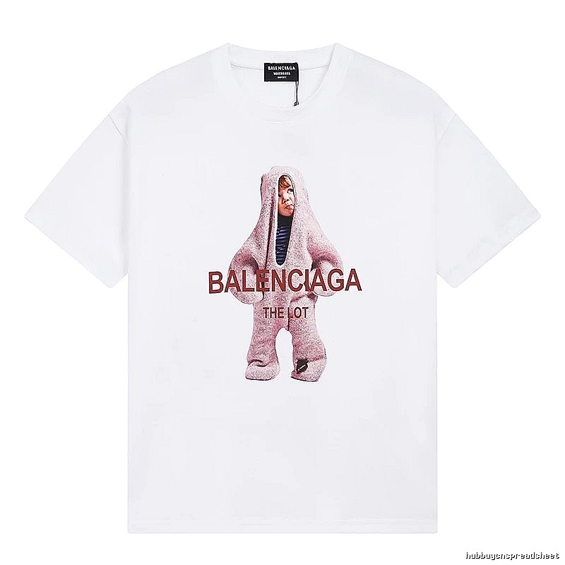 Parisian-style printed white T-shirt