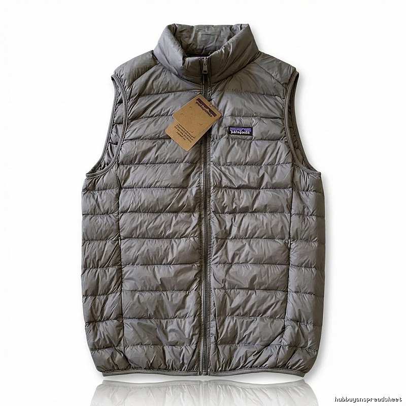 Patagonia Down Vest in Casual Grey