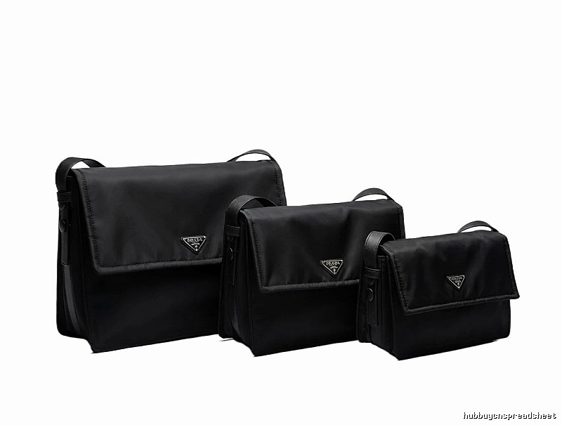 Prada cini Cool Handsome Style Black Bag