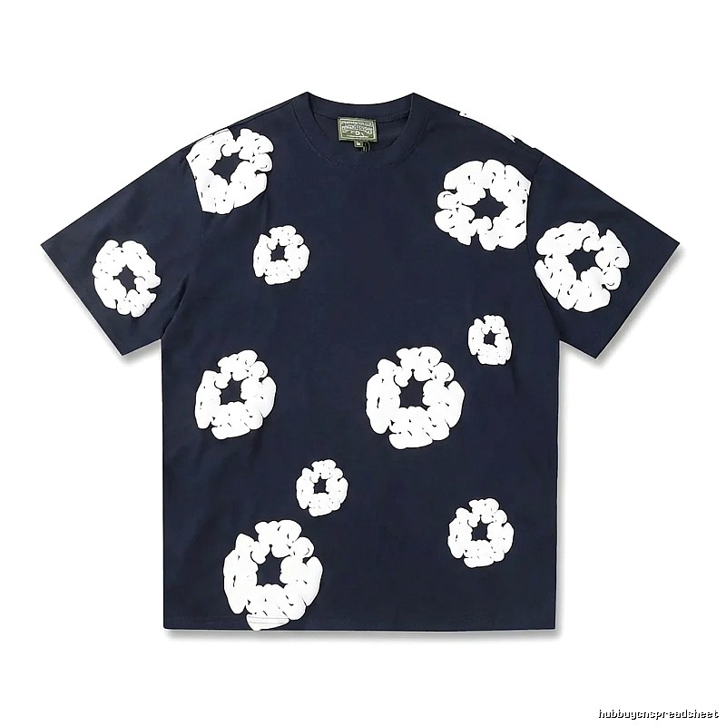 Printed trendy short-sleeved shirt with DENIM TEARS