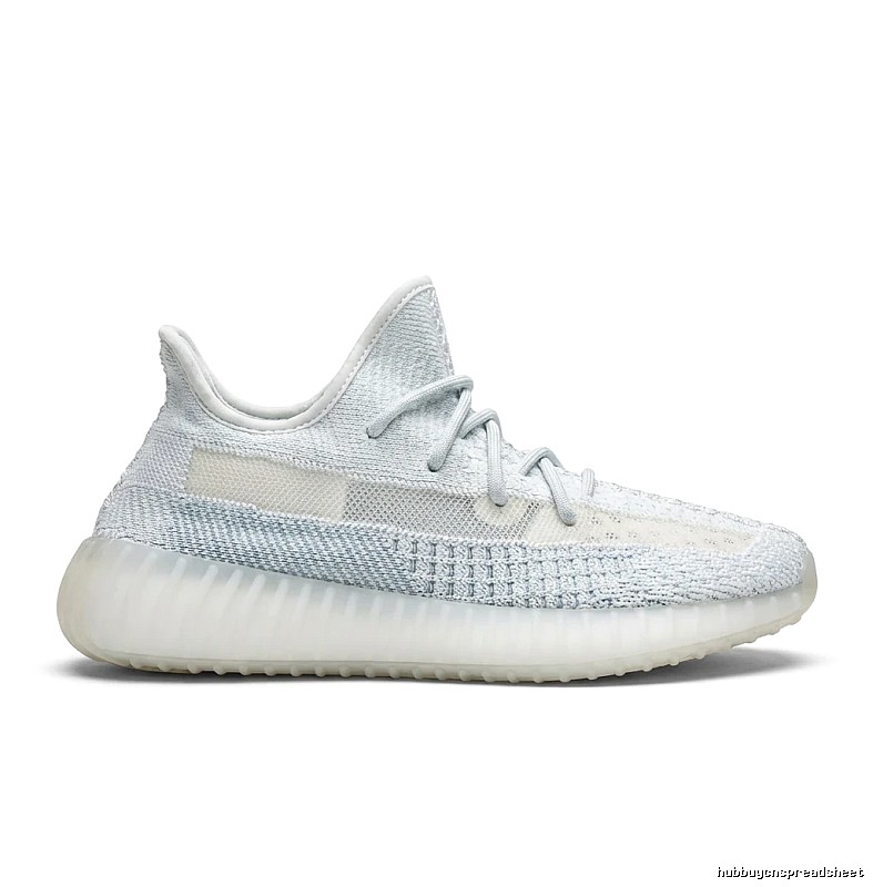 Pure White Yeezy 350 Trendy Sneakers