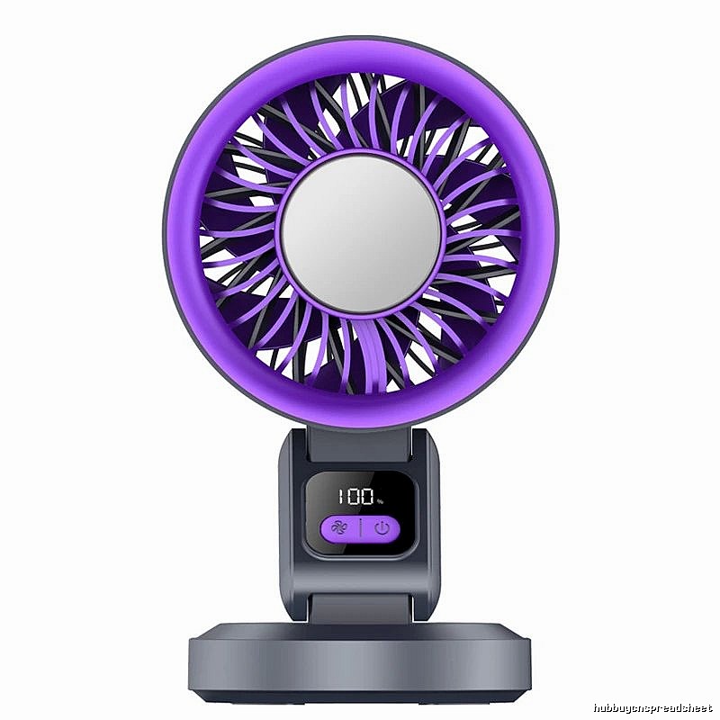 Quick Cooling Desktop Cooling Fan Gray Cold-compress Version