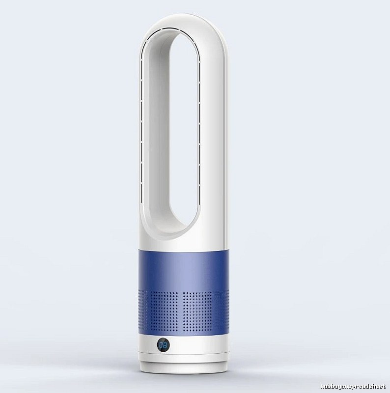 Quiet Room Bladeless Tower Fan 18-inch Single-cooling Version