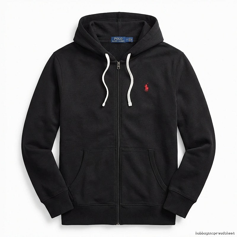 Ralph Lauren black casual style hoodie