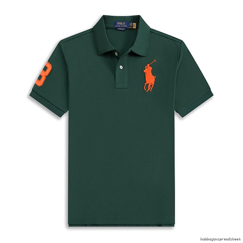 Ralph Lauren Polo American retro style dark green shirt