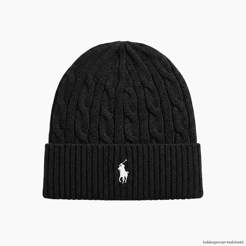 Ralph Lauren Polo Black Knitted Hat