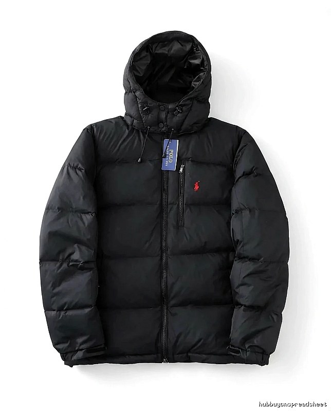 Ralph Lauren Polo Black Trendy Brand Down Jacket