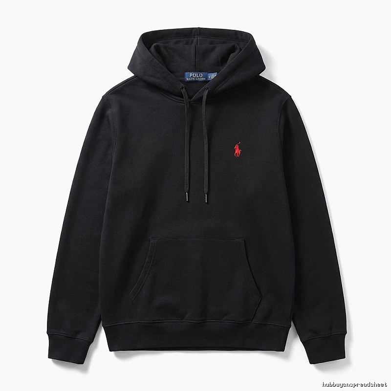 Ralph Lauren Polo hooded black sweatshirt