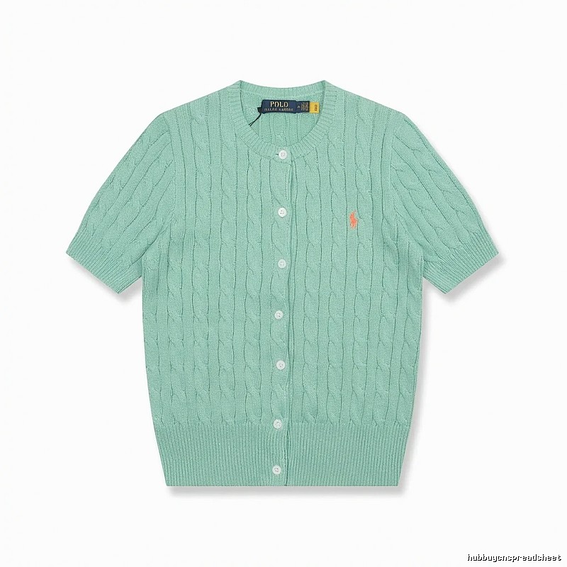 Ralph Lauren Polo light green knitted cardigan