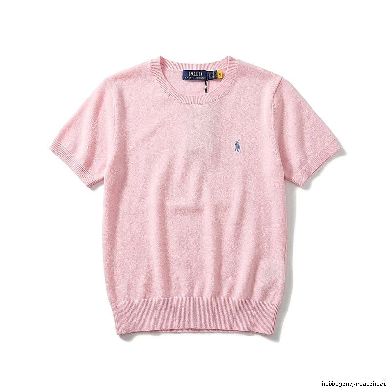Ralph Lauren Polo pink trendy brand short-sleeve shirt