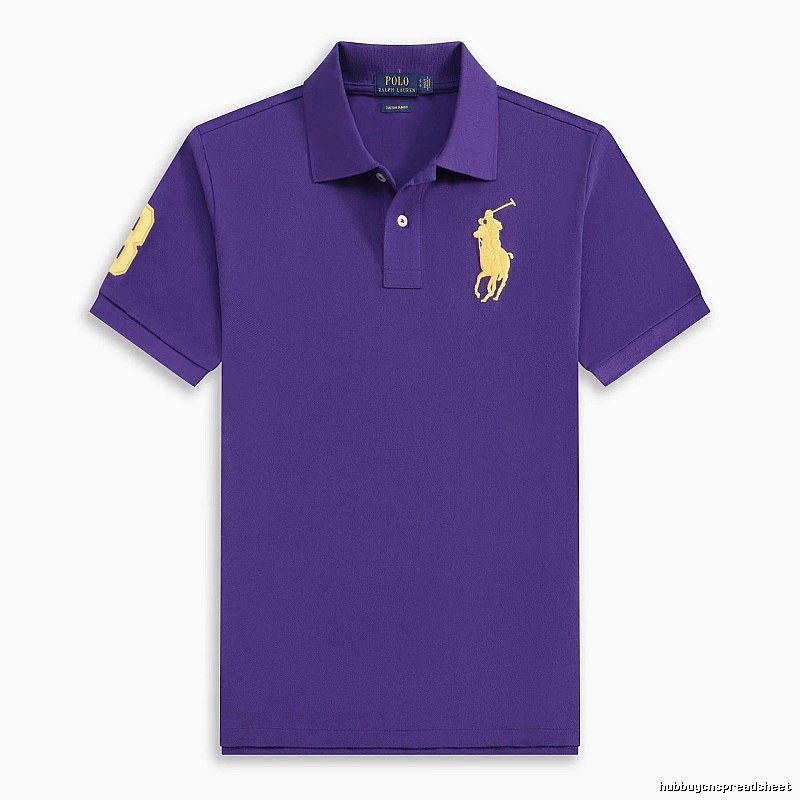 Ralph Lauren Polo Purple Classic Style Short-Sleeve