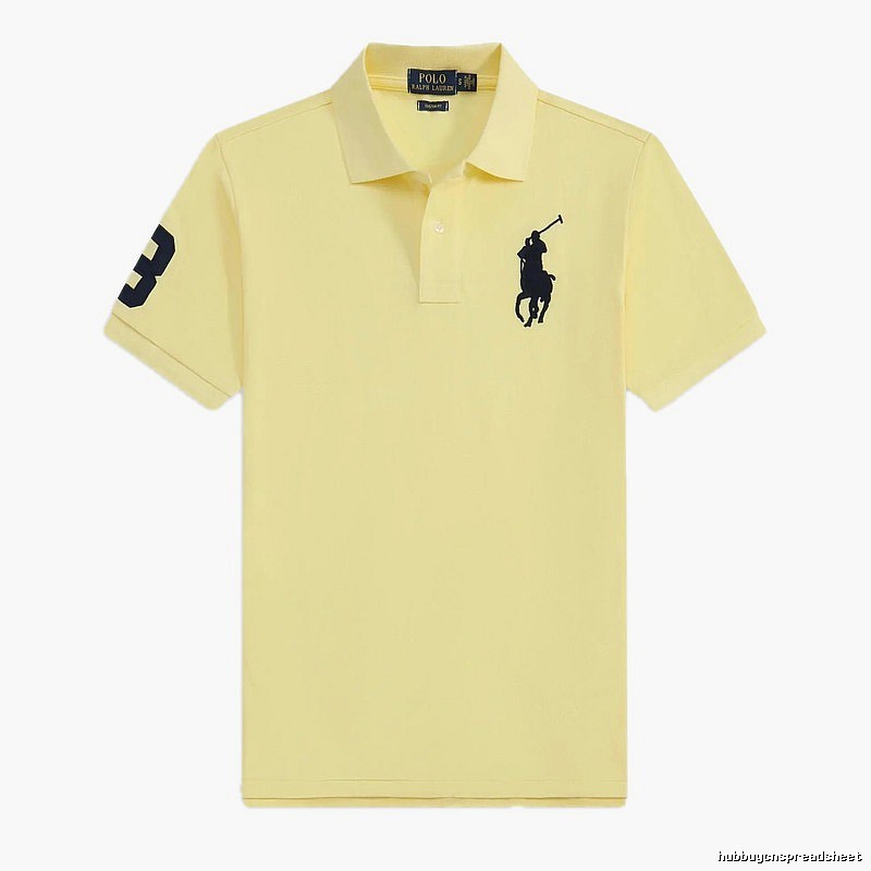 Ralph Lauren Polo Series Casual Yellow Polo Shirt