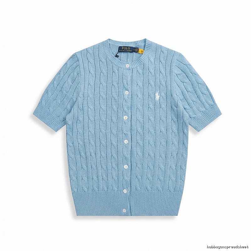 Ralph Lauren Polo Series Light Blue Knitted Cardigan