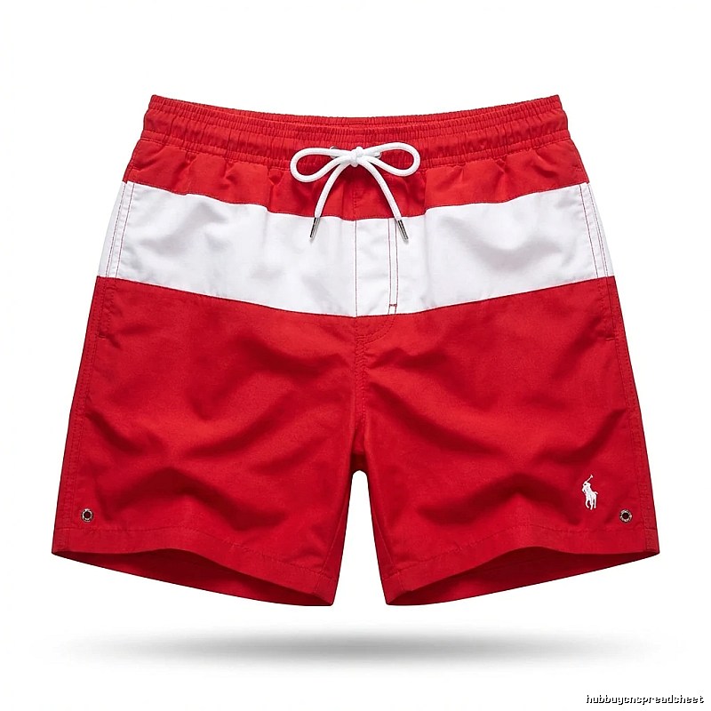 Ralph Lauren red and white color - block shorts