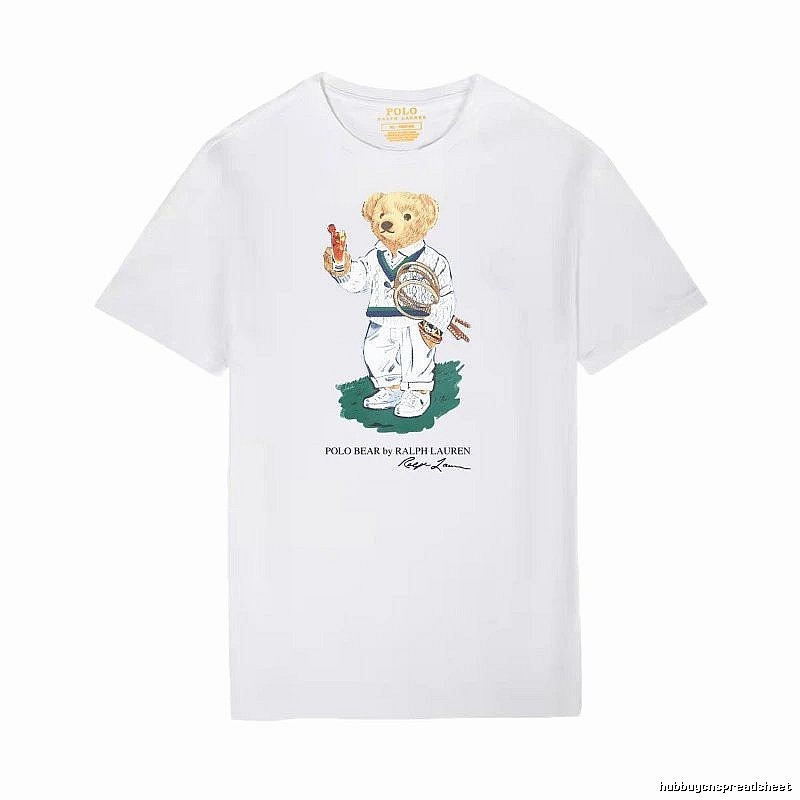 Ralph Lauren Teddy Bear Series White T-shirt