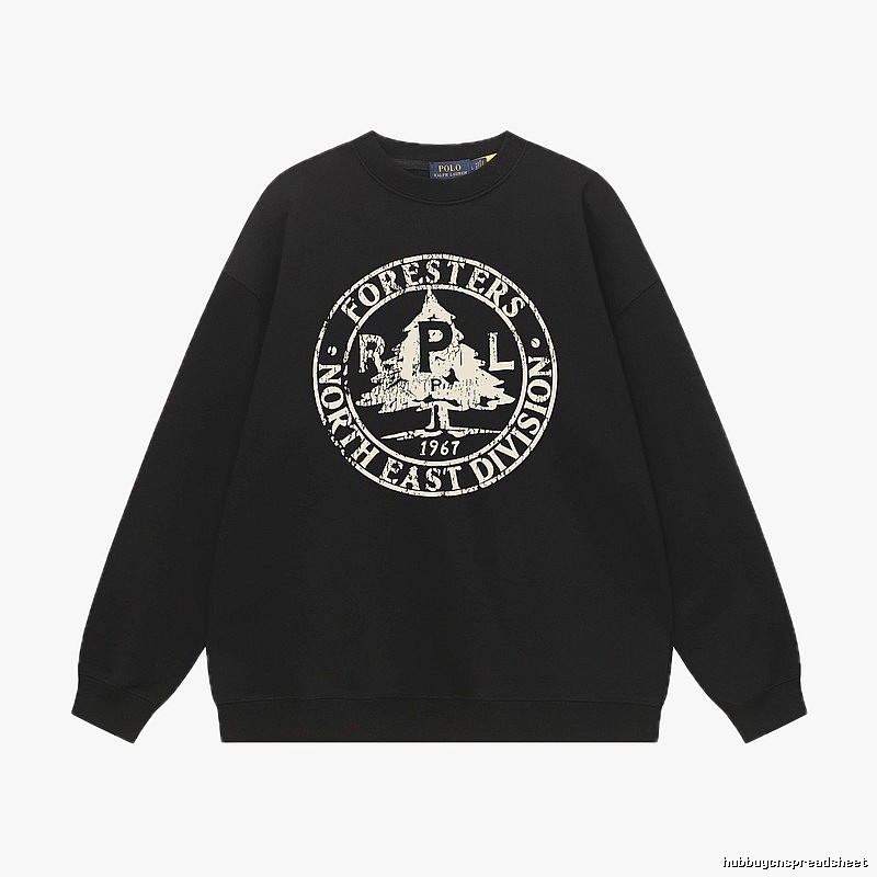 Ralph Lauren vintage-style black sweatshirt