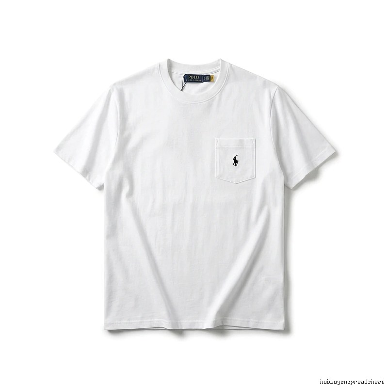 Ralph Lauren's classic and simple style white T-shirt