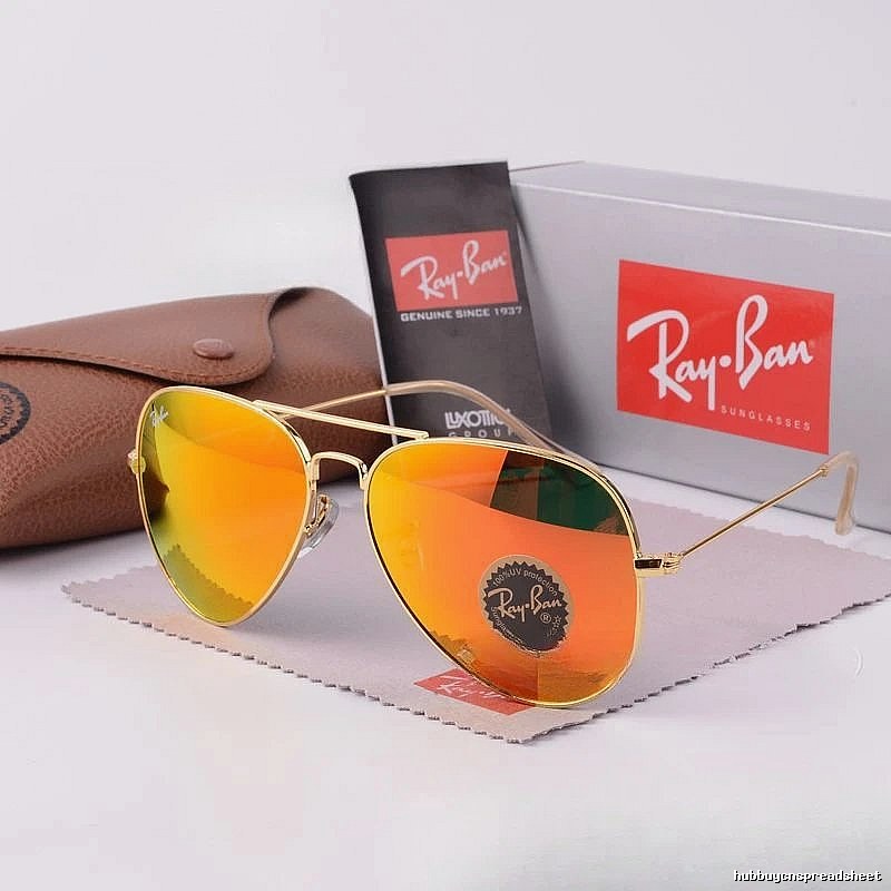 Ray-Ban Streetwear Aviator sunglasses Gold Tone Sunglasses with Logo Accent
