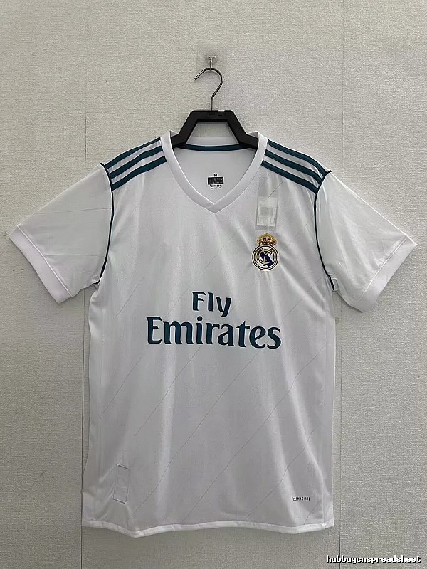 Real Madrid Daily Retro Teka soccer jersey White Retro Football with Visual Detail