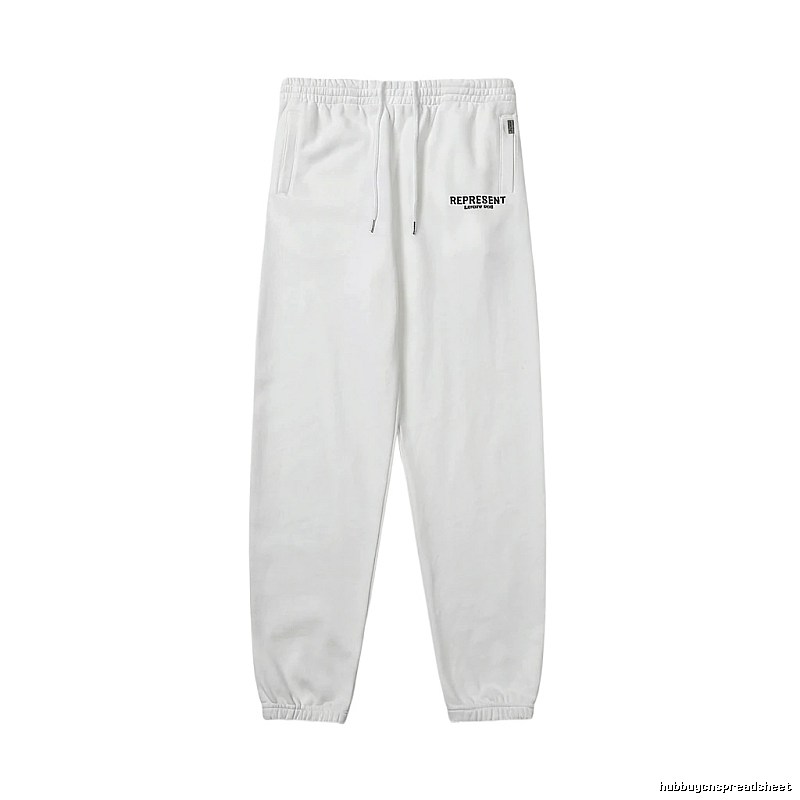 REPRESENT Basic White Sweatpants