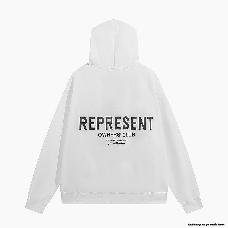 Represent Casual Owners Club hoodie Navy Large Represent for Streetwear Looks