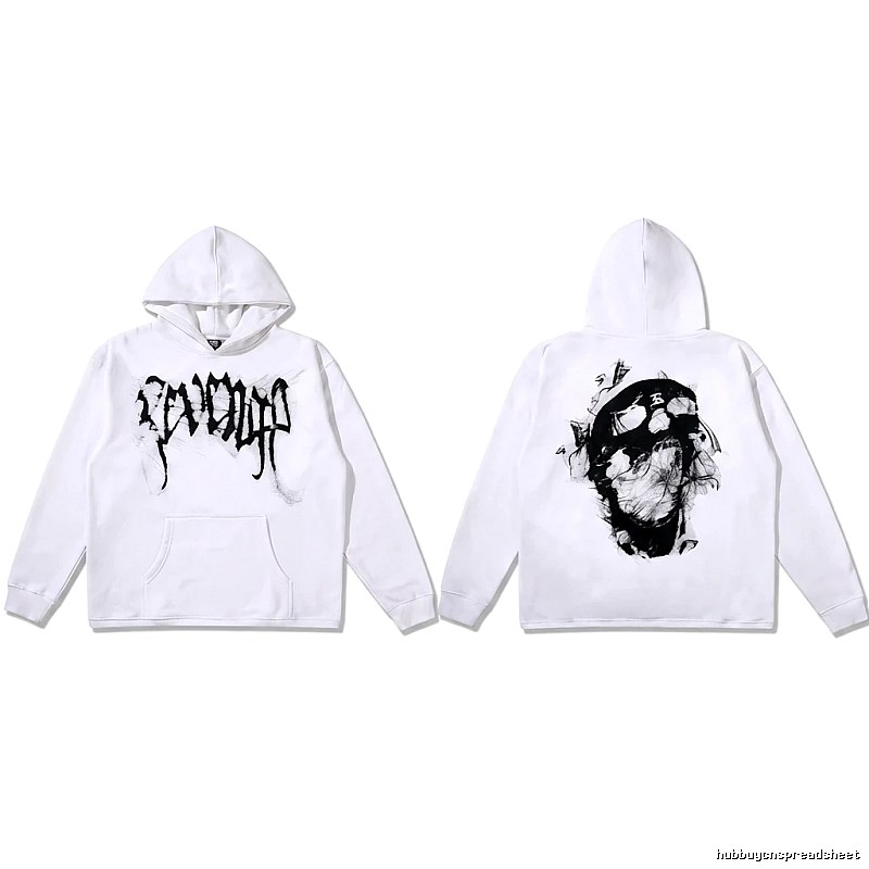 Revenge dark - style white hoodie