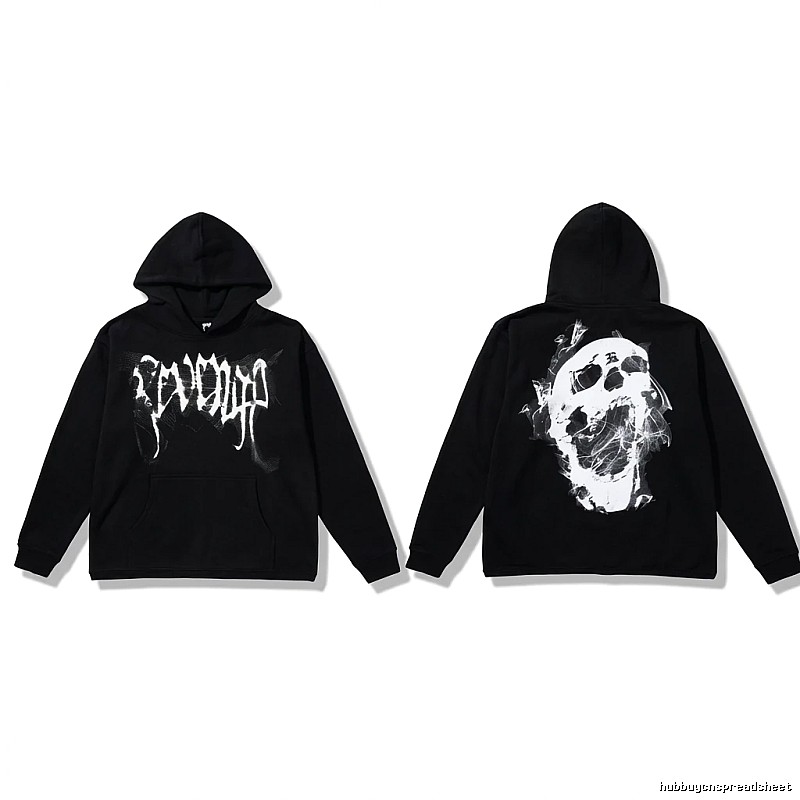 Revenge Skull Dark Style Hoodie