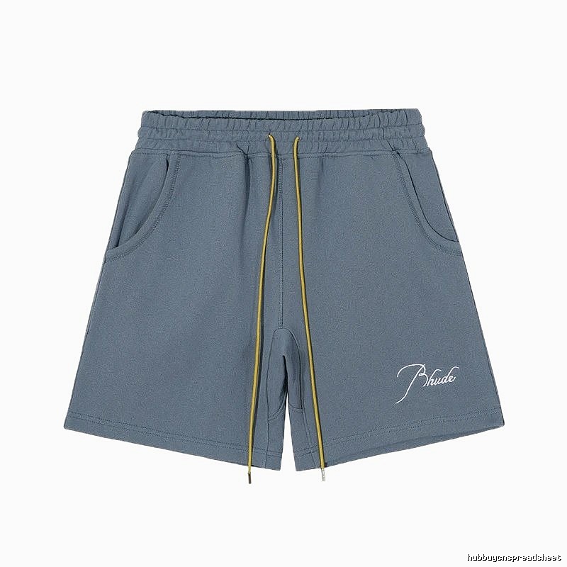 RHUDE casual style gray shorts