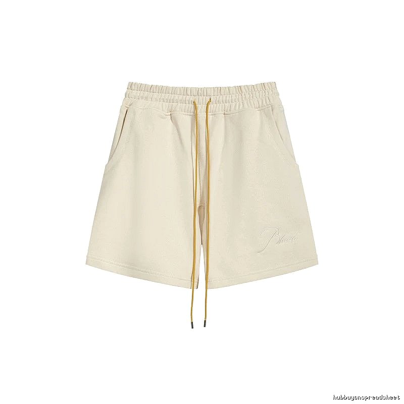 RHUDE's simple and casual style off-white shorts