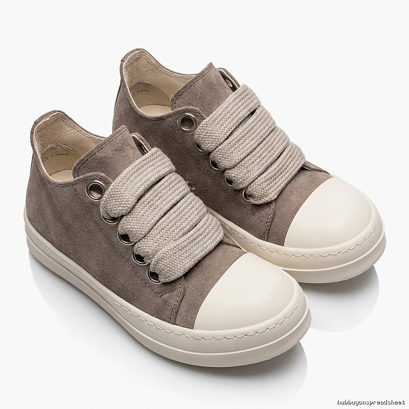 Rick Owens minimalist style grey sports shoes