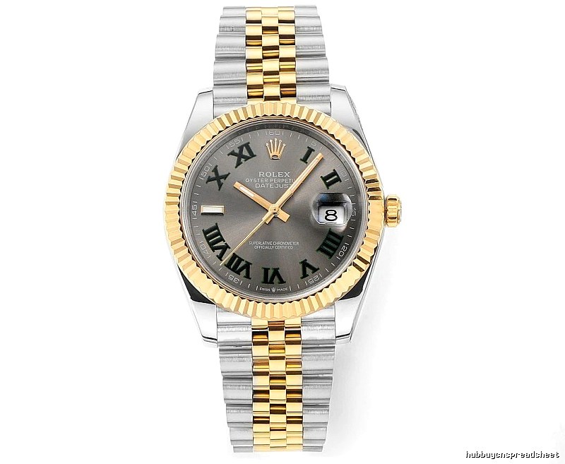 Rolex Outdoor Edit Two-Tone Datejust Watch in Silver And Gold