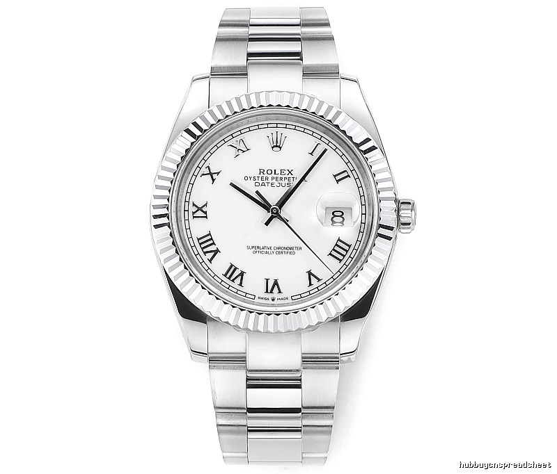 Roman Numeral Dial Datejust Automatic Watch - Rolex Weekend Edit