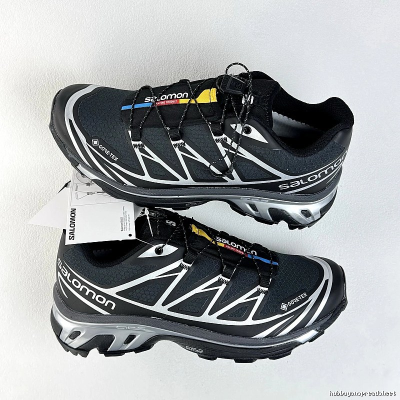 Salomon Black Treaded Trail Sole Trail Sneakers
