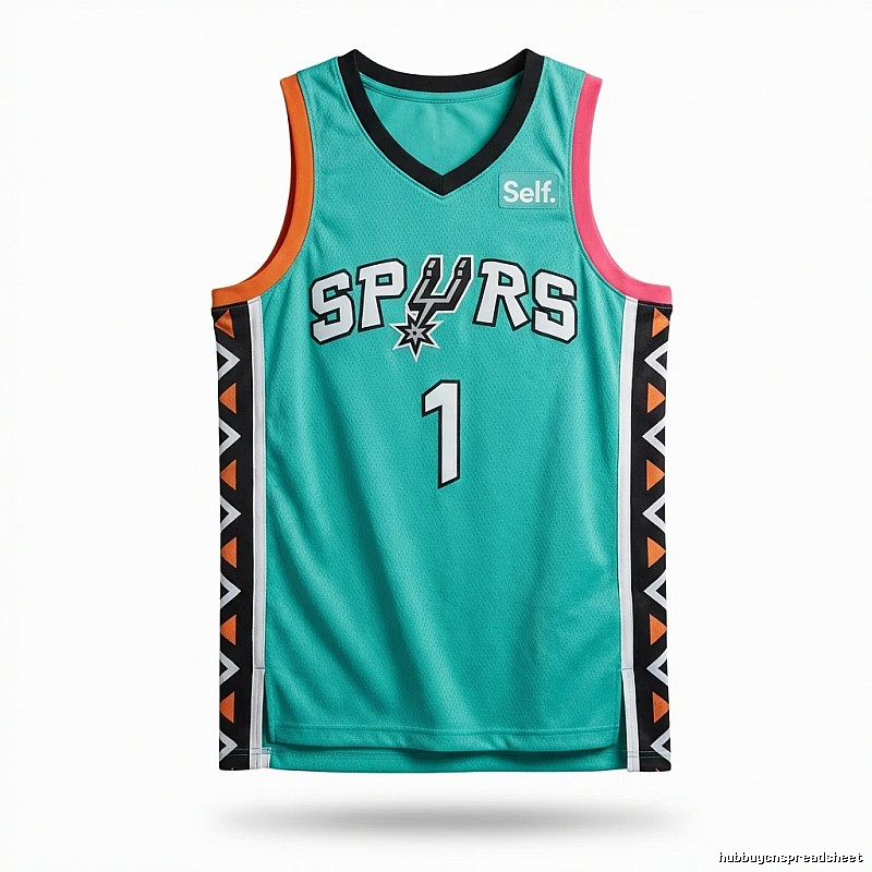 San Antonio Spurs Wembanyama trendy brand jersey