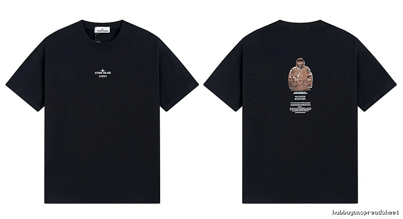 Stone Island Archive Series Street Style Black T-Shirt