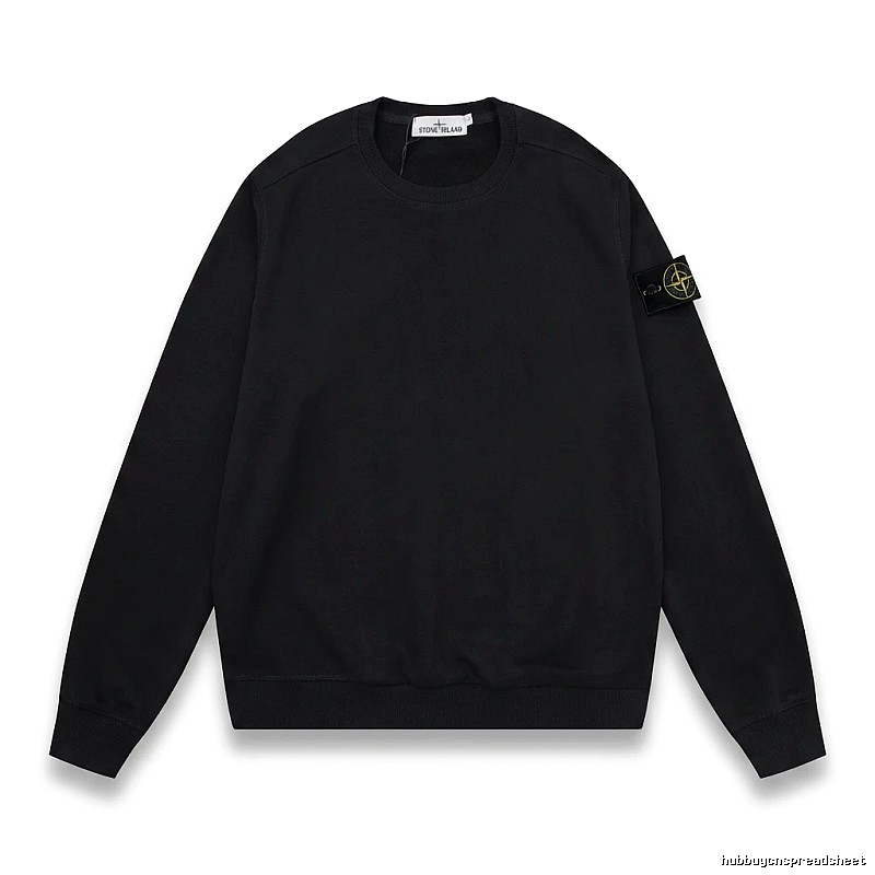 Stone Island basic black sweatshirt