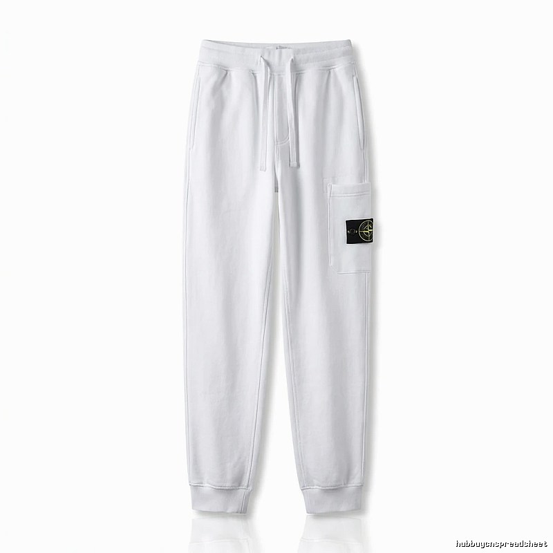 Stone Island basic casual white sweatpants