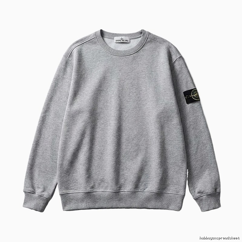 Stone Island basic grey sweatshirt