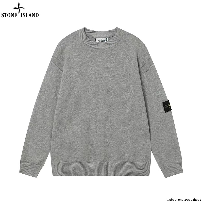 Stone Island Gray Crewneck SweatShirt Daily Styling