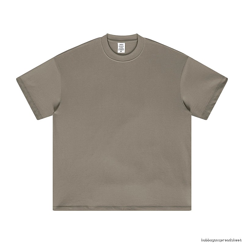 Streetwear Plain white T-shirt Minimal White Short with Logo Accent